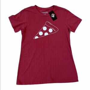 NWT Hard-core Italians pepperoni pizza graphic T Shirt XL